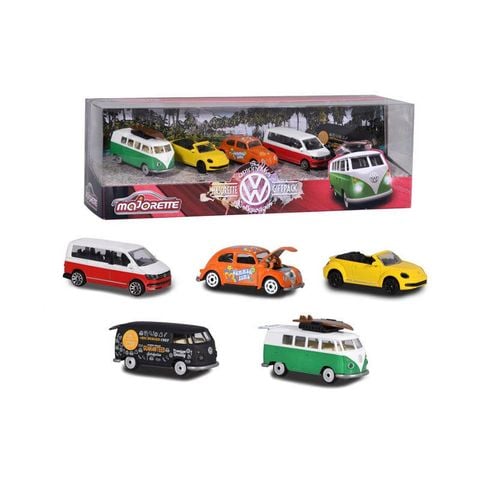  Bộ 5 xe mô hình MAJORETTE Volkswagen 5 Pieces Giftpack 