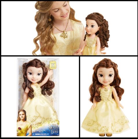  Disney Beauty & The Beast Live Action Ballroom Belle Doll - 13,5 inch 