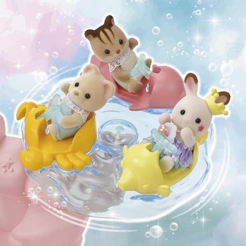  Lâu Đài Tiên Cá Đồ Chơi Sylvanian Families EP-72 Dream Color Mermaid Castle 