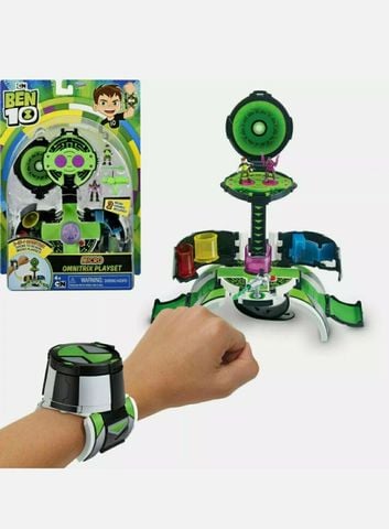  Bộ đồ chơi Ben 10 Micro Omnitrix Playset 2-IN-1 Omnitrix với Mô hình Micro World Playmates 