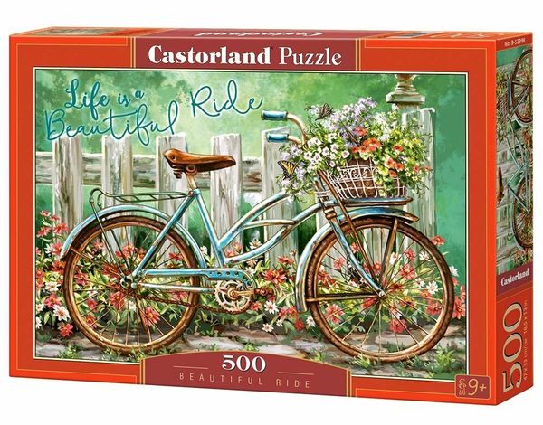  Xếp hình puzzle xe đạp dễ thương 500 mảnh CASTORLAND B-52998 