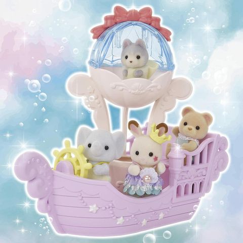  Sylvanian Families EP-72 Dream Color Mermaid Castle 