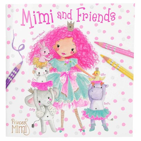  BST Thiết Kế Thời Trang Princess Mini and Friends Colouring Books TM010623 