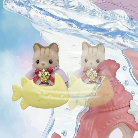  Sylvanian Families EP-72 Dream Color Mermaid Castle 
