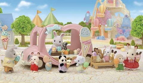  Sylvanian Families Happy Ice Cream Wagon EP-89 