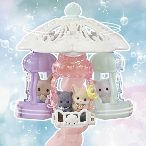  Lâu Đài Tiên Cá Đồ Chơi Sylvanian Families EP-72 Dream Color Mermaid Castle 