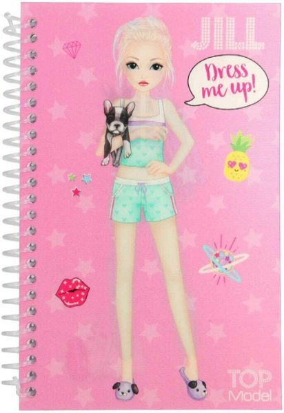  TM45296 BST dán stickers và tô màu thiết kế thời trang trang phục Topmodel 