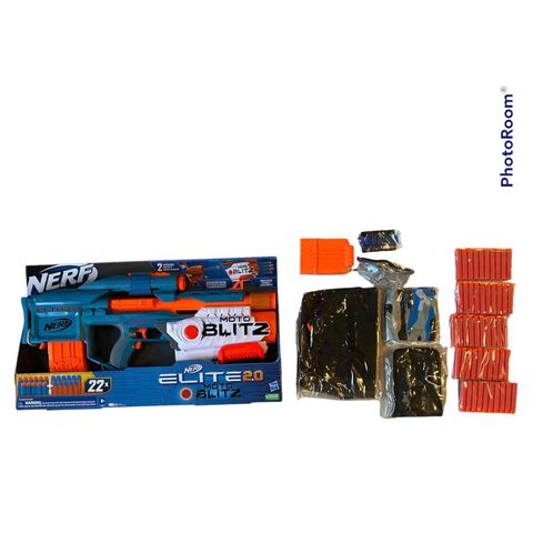  Súng đồ chơi trẻ em Nerf Elite 2.0 Motoblitz CS-10 Blaster, Motorized 10-Dart Blasting 