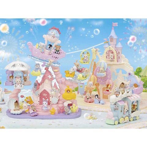  Đồ chơi Sylvanian Families EP-73 Yuenchi Attraction Fluffy Clouds Parade Train Set 