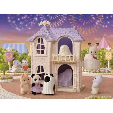  Sylvanian Families EP-67 Calico Critters haunted house set ghost Halloween 