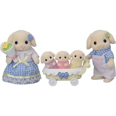  Sylvanian Families Flora Rabbit Family EP-50 Calico Critters 