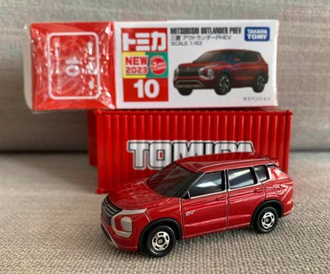  Ô tô đồ chơi Tomica 10 Die-cast Car tỷ lệ 1/63 Mitsubishi Outlander PHEV 