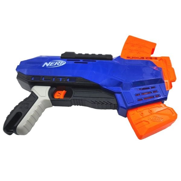  NERF N-Strike Elite Rukkus ICS-8 Toy Brown 