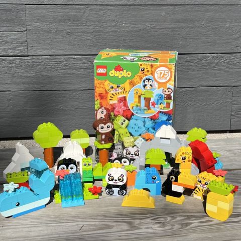  Xếp hình LEGO DUPLO 10934 Classic Jungle - Zoo Animal Animals Building Set 