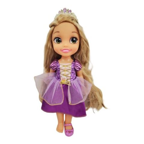  Búp bê Tóc Mây Disney Tangled Glow & Style Rapunzel Toddler Doll 