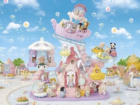  Lâu Đài Tiên Cá Đồ Chơi Sylvanian Families EP-72 Dream Color Mermaid Castle 