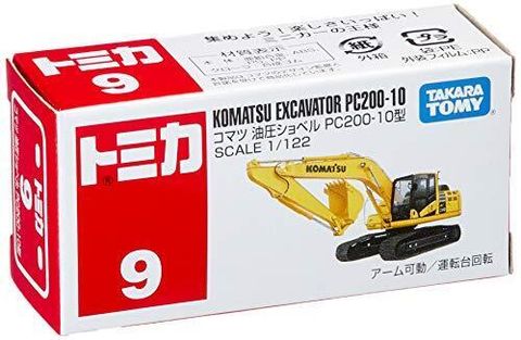  Đồ Chơi Xe  Cẩu Tomica 09 - Komatsu Excavator PC200-10 