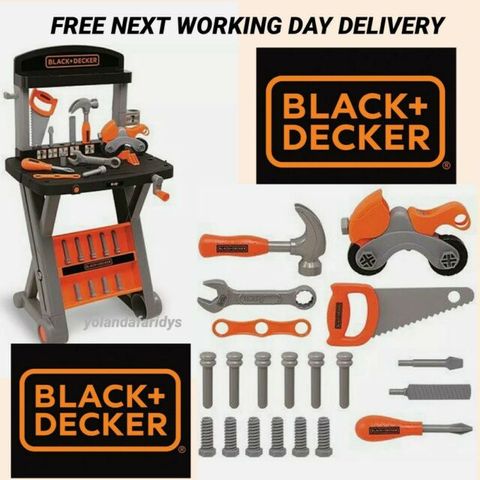  Đồ chơi Bàn dụng cụ kỹ sư 25 chi tiết Black + Decker 