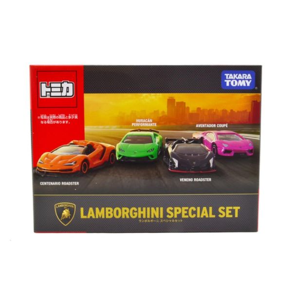 Set 4 xe Tomica Lamborghini Special