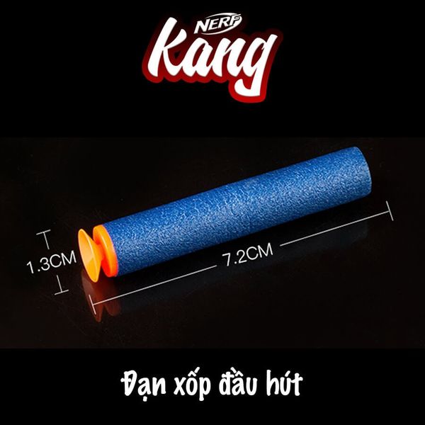 Set 10 viên đạn xốp đầu hút Nerf