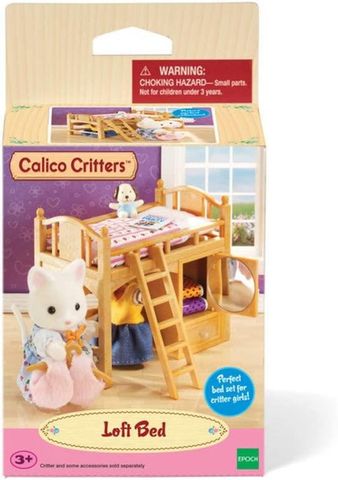  Giường đồ chơi Epoch Calico Critters Sister's Loft Bed 