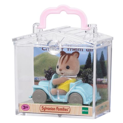  Sóc Con Lái Xe Squirrel on Car Baby Carry Case Sylvanian Families 5203 