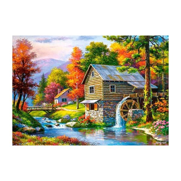 Tranh ghép hình puzzle 500 mảnh Old Sutter’s Mill Castorland
