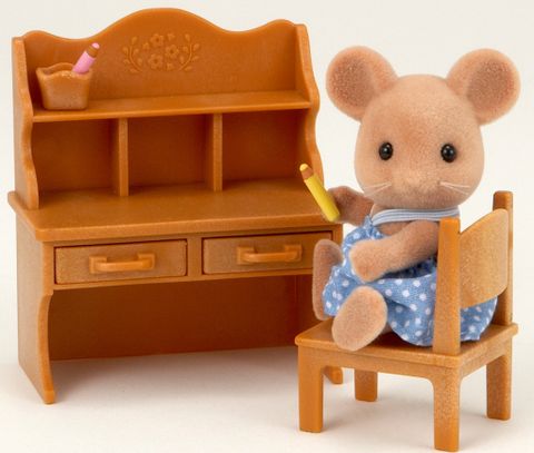  Chị chuột và Bàn học Sylvanian Families Mouse Sister with Desk Set 