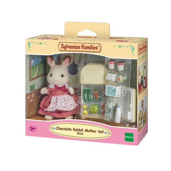 Búp Bê Thỏ mẹ và Tủ Lạnh Chocolate Rabbit Mother Set