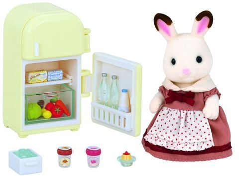  Búp Bê Thỏ mẹ và Tủ Lạnh Chocolate Rabbit Mother Set 