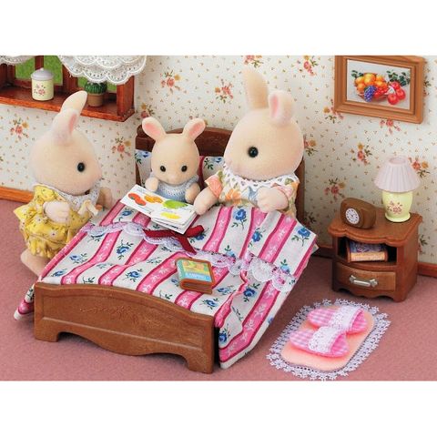  Sylvanian Families EP-2934 Giường đôi cho gấu con Semi-Double Bed 