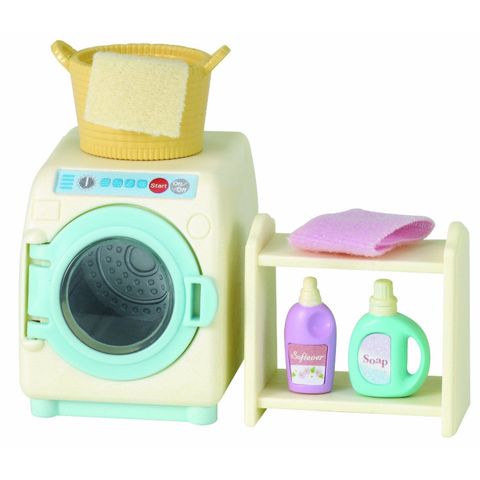  Sylvanian Families 5027 Máy Giặt Quần Áo Washing Machine Set 