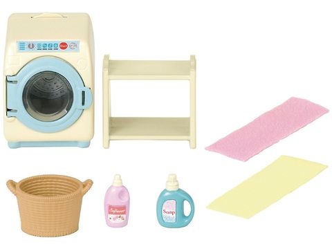  Sylvanian Families 5027 Máy Giặt Quần Áo Washing Machine Set 