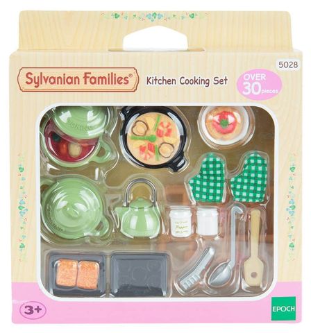  Sylvanian Families 5028 Bộ Đồ Nấu Ăn Kitchen Cooking Set 