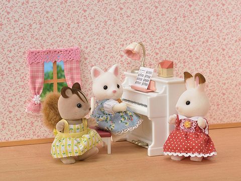  Bộ bàn học và đàn Piano Sylvanian Families 5284 Piano & Desk Set 