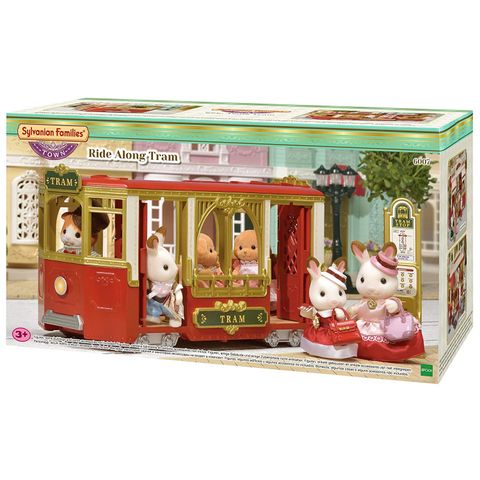  Sylvanian Families Town EP-6007 Ride Along Tram Gift Set 