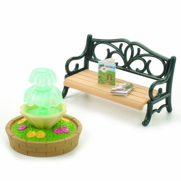 Sylvanian Families 4535 Ghế Dài và Đài Phun Nước Công viên Bench & Fountain