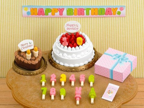  Sylvanian Families KA-416 Bánh sinh nhật Furniture Birthday Cake Set 