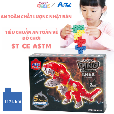  76784 23win08 com xếp hình đa diện - 5 loài Khủng long 