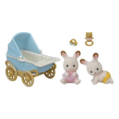  Thỏ nâu Sinh đôi Sylvanian Families EP-5432 Chocolate Rabbit Twins Set 