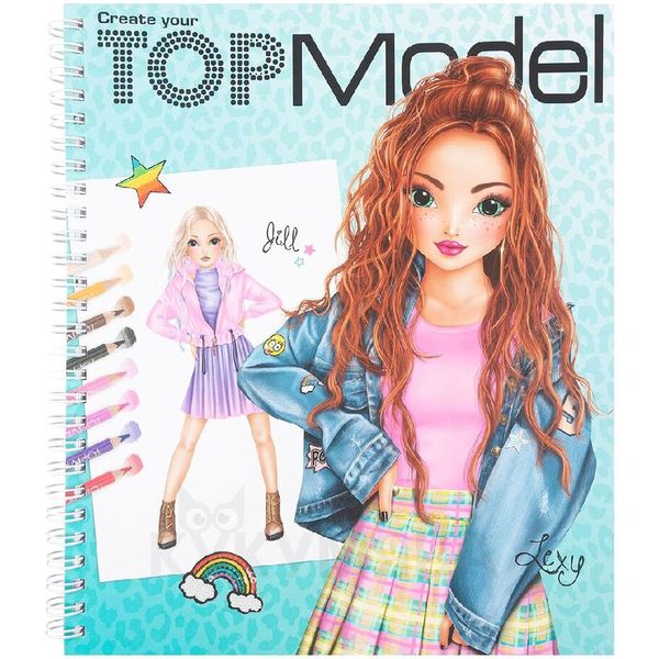 TM411065 BST thiết kế thời trang Create your TOPModel Colouring Book