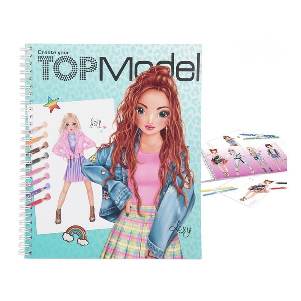 TM411065 BST thiết kế thời trang Create your TOPModel Colouring Book