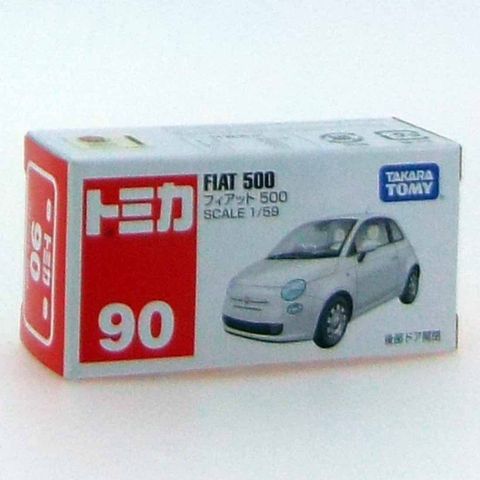  Tomica 90 - Fiat 500 ( Trắng) 