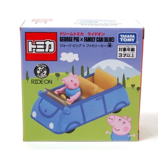 Tomica George Pig x Family Car (blue)