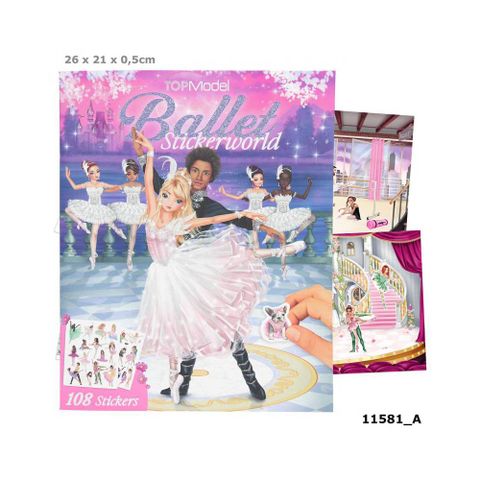  BST thiết kế thời trang Stickerworld Ballet TOPMODEL TM0411581 