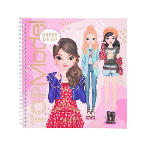  Đồ chơi Stickerbook thiết kế thời trang Dress Me Up TOPMODEL 