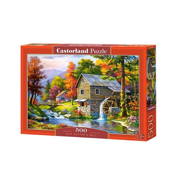 Tranh ghép hình puzzle 500 mảnh Old Sutter’s Mill Castorland