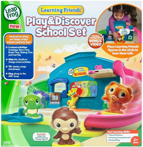  Leap Frog Learning Friends Play & Discover School Play Set with 2 Figures 
