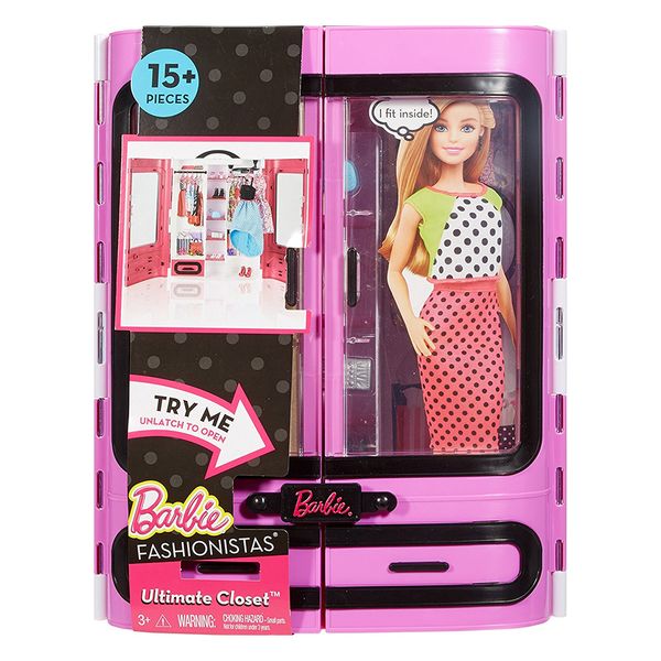 Tủ quần áo thời trang Barbie DPP71