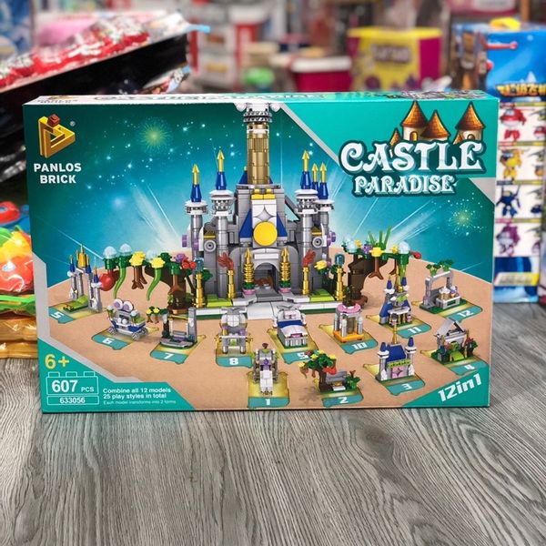 Đồ Chơi Lắp Ráp Lâu Đài Castle Paradise Panlos Brick 607 chi tiết 633056